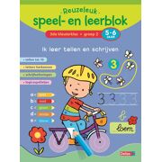 Boek Reuzeleuk speel- en leerblok Ik leer tellen en schrijven (5 - 6 jaar) - Deltas 0623017